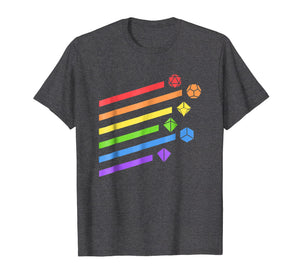 Minimalist Polyhedral Dice Set Colors D20 Collector T-Shirt