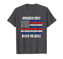 Load image into Gallery viewer, Funny shirts V-neck Tank top Hoodie sweatshirt usa uk au ca gifts for Border Construction T-Shirt Build The Wall Republican Gifts 1539511
