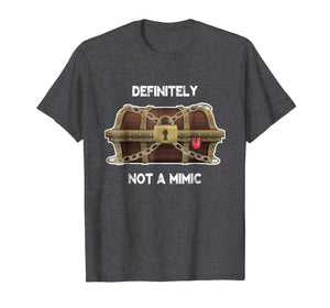 Funny shirts V-neck Tank top Hoodie sweatshirt usa uk au ca gifts for Definitely Not a Mimic Funny RPG T-Shirt 2272206