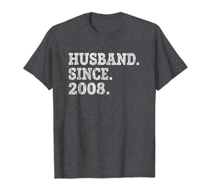 Funny shirts V-neck Tank top Hoodie sweatshirt usa uk au ca gifts for 11th Wedding Anniversary Gifts - Husband Since 2008 Shirt 1810864