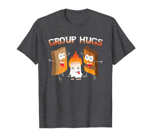 Funny shirts V-neck Tank top Hoodie sweatshirt usa uk au ca gifts for Group Hug Smores T-Shirt Chocolate Marshmallow Camping Tee 2467548