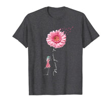 Load image into Gallery viewer, Never give up t-shirt Breast Cancer daisy flower woman T-Shirt 165553
