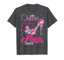 Load image into Gallery viewer, Funny shirts V-neck Tank top Hoodie sweatshirt usa uk au ca gifts for Queens are born in April 2005 T Shirt 14th Birthday Shirt 2941283
