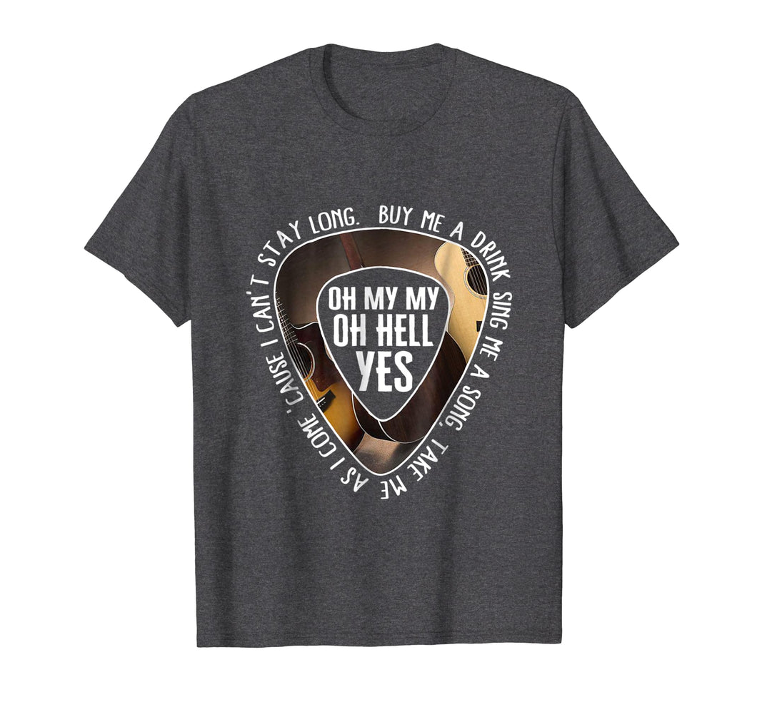 Funny shirts V-neck Tank top Hoodie sweatshirt usa uk au ca gifts for Oh My My Oh Hell Yes Guitar Lover Hippie T shirt 1880124
