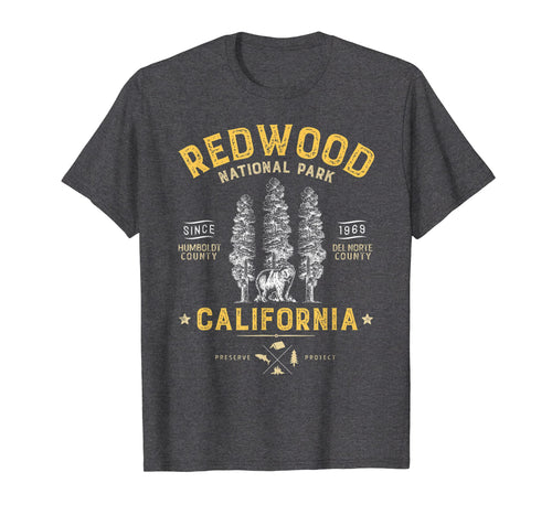 Funny shirts V-neck Tank top Hoodie sweatshirt usa uk au ca gifts for Redwood National Park T Shirt Vintage California Bear Gifts 682103