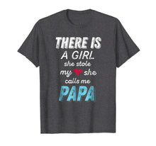 Load image into Gallery viewer, Funny shirts V-neck Tank top Hoodie sweatshirt usa uk au ca gifts for Papa Gifts Shirts from Granddaughter, She Stole My Heart Tee 263079
