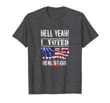 Load image into Gallery viewer, Funny shirts V-neck Tank top Hoodie sweatshirt usa uk au ca gifts for Trump 2020 T-shirt I Voted Trump MAGA Shirt Flag Tee 2129616
