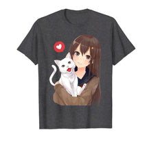 Load image into Gallery viewer, Funny shirts V-neck Tank top Hoodie sweatshirt usa uk au ca gifts for Cute Anime Girl and Kitty Cat Tee Shirt 385201
