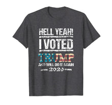 Load image into Gallery viewer, Trump 2020 Shirt I Voted Trump Flag Tee Maga Shirt
