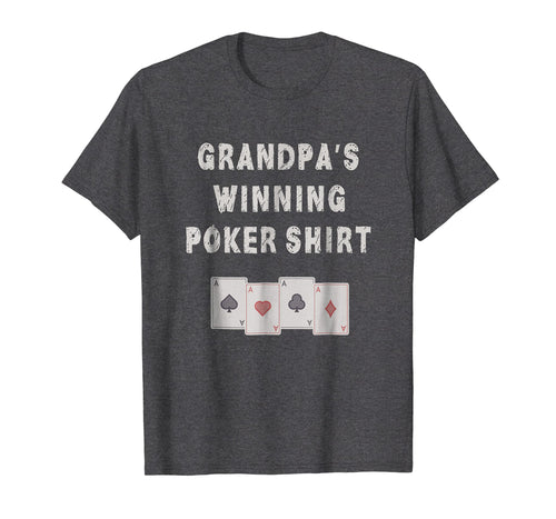 Funny shirts V-neck Tank top Hoodie sweatshirt usa uk au ca gifts for Mens Funny Poker Grandpa Shirt Poker Lovers Gifts Father's Day 4055141