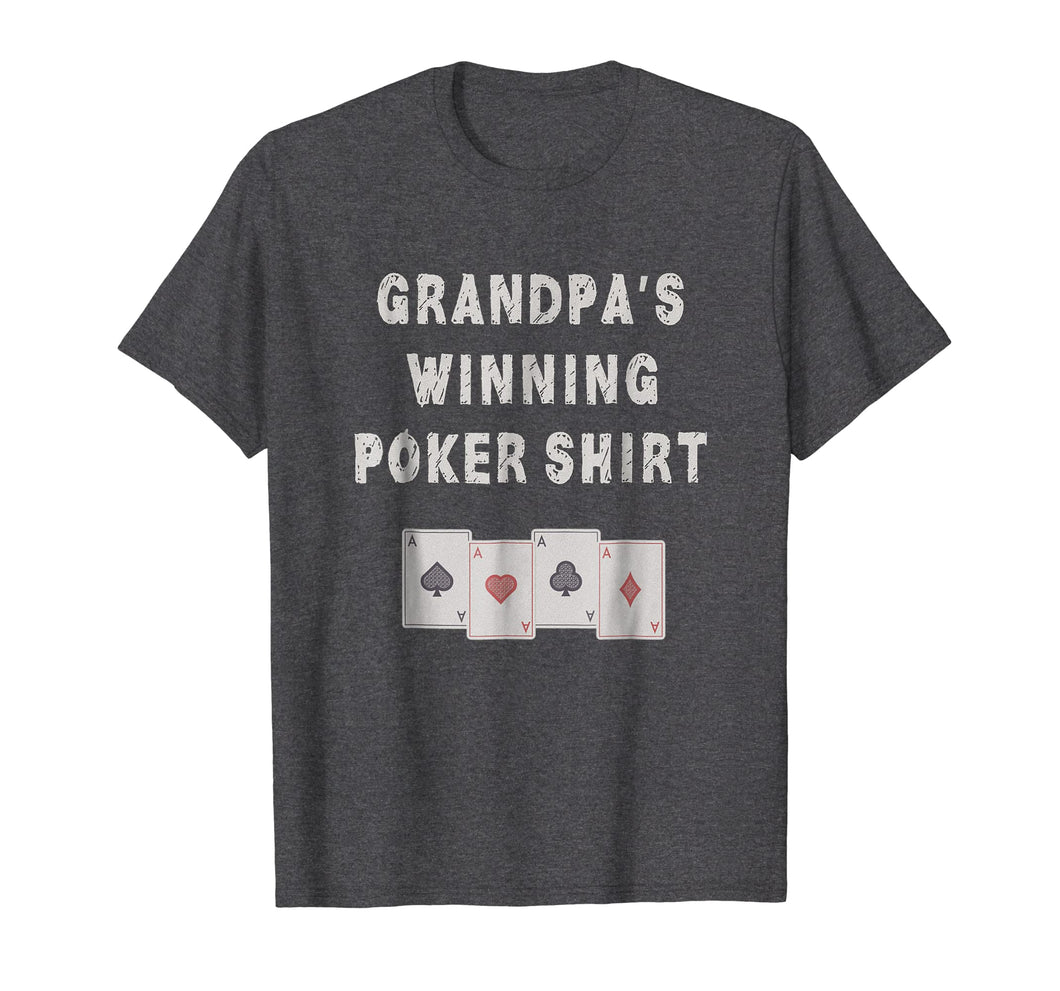 Funny shirts V-neck Tank top Hoodie sweatshirt usa uk au ca gifts for Mens Funny Poker Grandpa Shirt Poker Lovers Gifts Father's Day 4055141