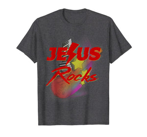Funny shirts V-neck Tank top Hoodie sweatshirt usa uk au ca gifts for Jesus Rocks worship praise gift idea 1472322