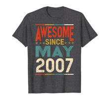 Load image into Gallery viewer, Funny shirts V-neck Tank top Hoodie sweatshirt usa uk au ca gifts for Awesome Since May 2007 Shirt 2007 12th Birthday Shirt 3532337
