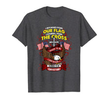 Load image into Gallery viewer, Funny shirts V-neck Tank top Hoodie sweatshirt usa uk au ca gifts for 'I Stand For The Flag And Kneel For The Cross' Shirt 3323049

