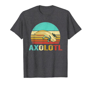 Funny shirts V-neck Tank top Hoodie sweatshirt usa uk au ca gifts for Vintage Axolotl Shirt Sunset 1363013