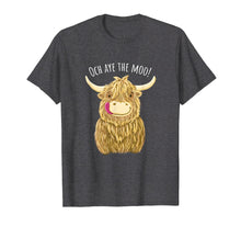 Load image into Gallery viewer, Funny shirts V-neck Tank top Hoodie sweatshirt usa uk au ca gifts for Cute Cartoon Scottish Highland Cow &#39;Och Aye&#39;  T-Shirt 3292928
