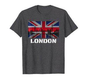 Funny shirts V-neck Tank top Hoodie sweatshirt usa uk au ca gifts for Souvenir London T-shirt City Vintage UK Flag British Tee 198689