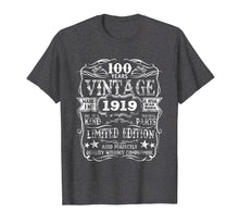 Load image into Gallery viewer, Funny shirts V-neck Tank top Hoodie sweatshirt usa uk au ca gifts for Made In 1919 100 Years Old Vintage 100th Birthday Gift Shirt 1436300
