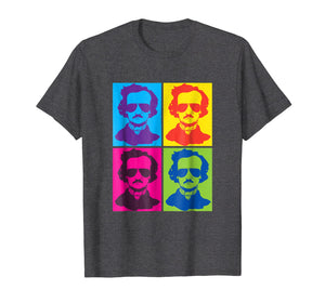 Funny shirts V-neck Tank top Hoodie sweatshirt usa uk au ca gifts for Edgar Allan Poe Tshirt Gift Literary Gothic Pop Art Colors 198697
