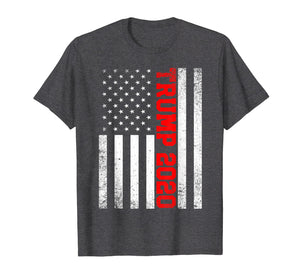 Trump 2020 American Flag T Shirt Re Elect 4th Of July Men