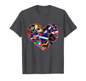 Funny shirts V-neck Tank top Hoodie sweatshirt usa uk au ca gifts for BDSM Fetish Community Pride Flag Heart T-Shirt 2175522