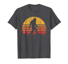 Load image into Gallery viewer, Retro Bigfoot Silhouette Sun T-Shirt - Believe!

