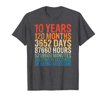 Load image into Gallery viewer, Funny shirts V-neck Tank top Hoodie sweatshirt usa uk au ca gifts for 10 Years Old 10th Birthday T-Shirt 120 Months T-Shirt 1547928
