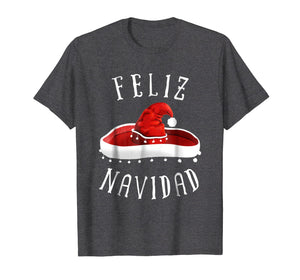 Funny shirts V-neck Tank top Hoodie sweatshirt usa uk au ca gifts for Santa Hat Sombrero Christmas Mexico Feliz Navidad T Shirt 2117808