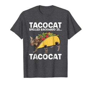 Funny shirts V-neck Tank top Hoodie sweatshirt usa uk au ca gifts for Taco & Cat T-Shirt - Tacocat Spelled Backward Is Tacocat 252126