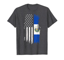 Load image into Gallery viewer, Funny shirts V-neck Tank top Hoodie sweatshirt usa uk au ca gifts for Salvadoran America Flag T-Shirt - El Salvador USA Shirt 2547598
