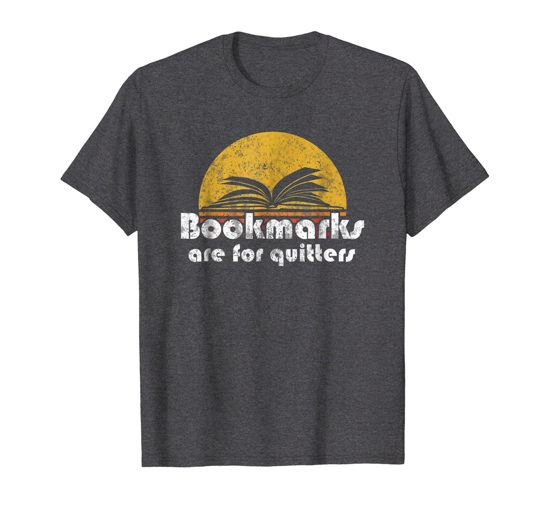 Funny shirts V-neck Tank top Hoodie sweatshirt usa uk au ca gifts for Vintage Reading Book Shirt Bookmarks Quitters Sunset Gift 1774453