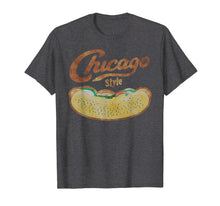Load image into Gallery viewer, Funny shirts V-neck Tank top Hoodie sweatshirt usa uk au ca gifts for Chicago Style Hot Dog Distressed T-Shirt 754556
