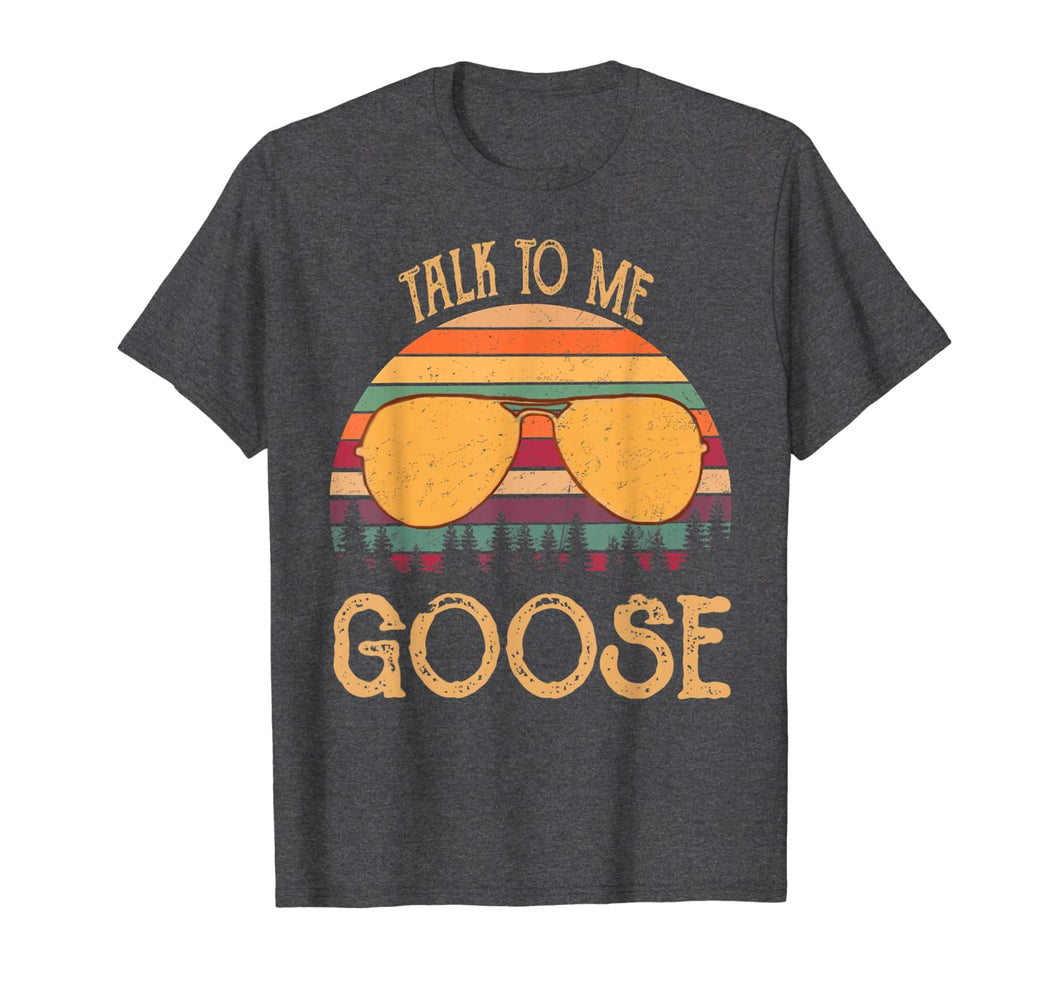 Retro Vintage Sunset Sunglass Talk To Me Goose funny T-shirt 208870