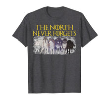 Load image into Gallery viewer, Funny shirts V-neck Tank top Hoodie sweatshirt usa uk au ca gifts for Direwolves The North Never Forgets T-shirt Funny Dire Wolf 595819
