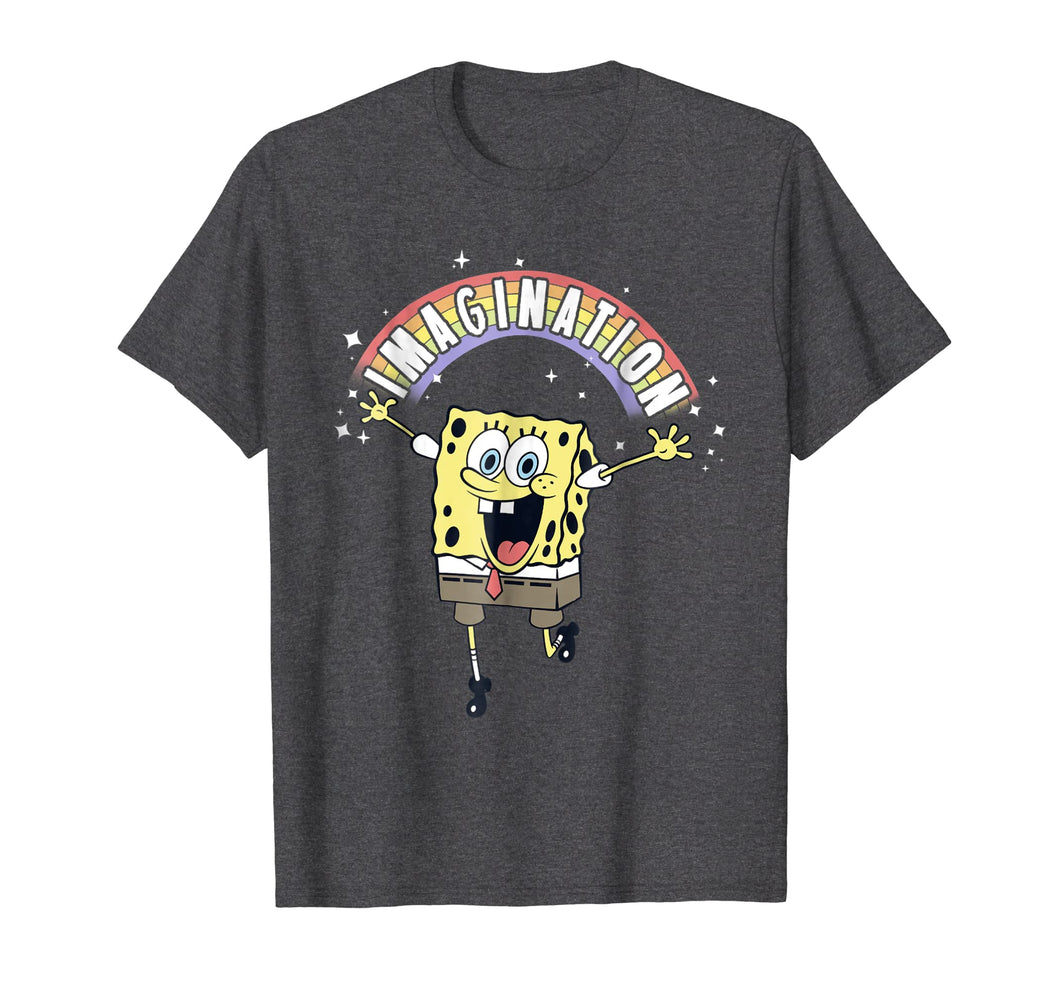 Funny shirts V-neck Tank top Hoodie sweatshirt usa uk au ca gifts for SpongeBob SquarePants Imagination Rainbow Graphic T-Shirt 548148
