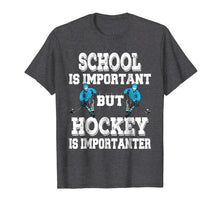 Load image into Gallery viewer, Funny shirts V-neck Tank top Hoodie sweatshirt usa uk au ca gifts for Hockey is Importanter Shirt for Boys and Kids 2042926
