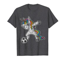 Load image into Gallery viewer, Dabbing Unicorn T Shirt Girls Soccer Gifts
