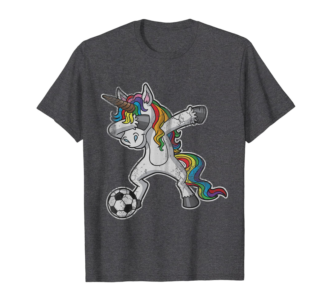 Dabbing Unicorn T Shirt Girls Soccer Gifts