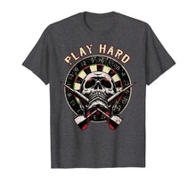 Load image into Gallery viewer, Funny shirts V-neck Tank top Hoodie sweatshirt usa uk au ca gifts for Darts Shirt Play Hard Skull Arrow dartboard bullseye Team 2296931
