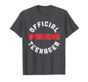 Funny shirts V-neck Tank top Hoodie sweatshirt usa uk au ca gifts for Warning Official Teenager T-Shirt 13th Birthday Gift Shirt 1134003