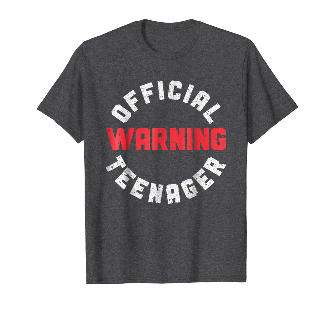Funny shirts V-neck Tank top Hoodie sweatshirt usa uk au ca gifts for Warning Official Teenager T-Shirt 13th Birthday Gift Shirt 1134003
