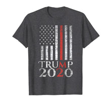 Load image into Gallery viewer, Funny shirts V-neck Tank top Hoodie sweatshirt usa uk au ca gifts for Thin Red Line Trump USA Flag 2020 Shirt Firefighter American 2760717
