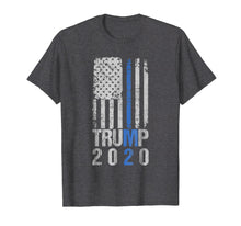 Load image into Gallery viewer, Funny shirts V-neck Tank top Hoodie sweatshirt usa uk au ca gifts for Trump 2020 T Shirt - Thin Blue Line Police For Trump 3485680
