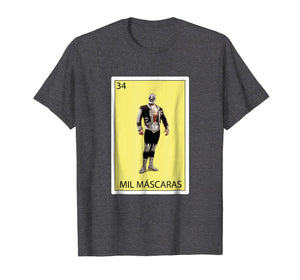 Funny shirts V-neck Tank top Hoodie sweatshirt usa uk au ca gifts for Playera de Lucha Libre Mil Mascaras - Mexican Loteria shirts 1273961