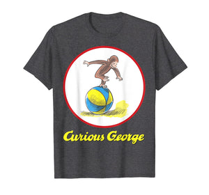 Funny shirts V-neck Tank top Hoodie sweatshirt usa uk au ca gifts for Curious George Having A Ball On The Beach Graphic T-Shirt 2225408