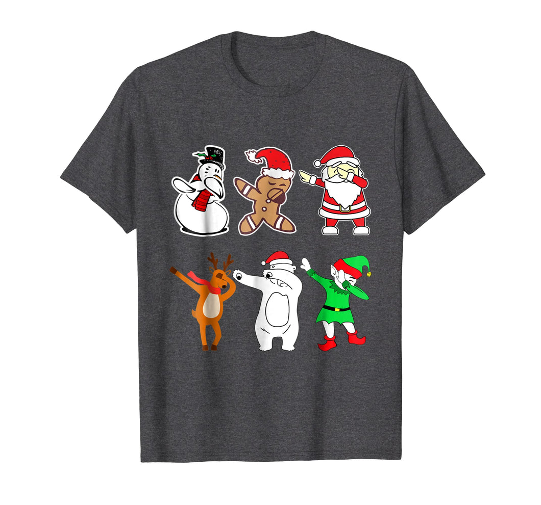 Funny shirts V-neck Tank top Hoodie sweatshirt usa uk au ca gifts for Dabbing Christmas - Funny Christmas Dabbing Shirt 2117380