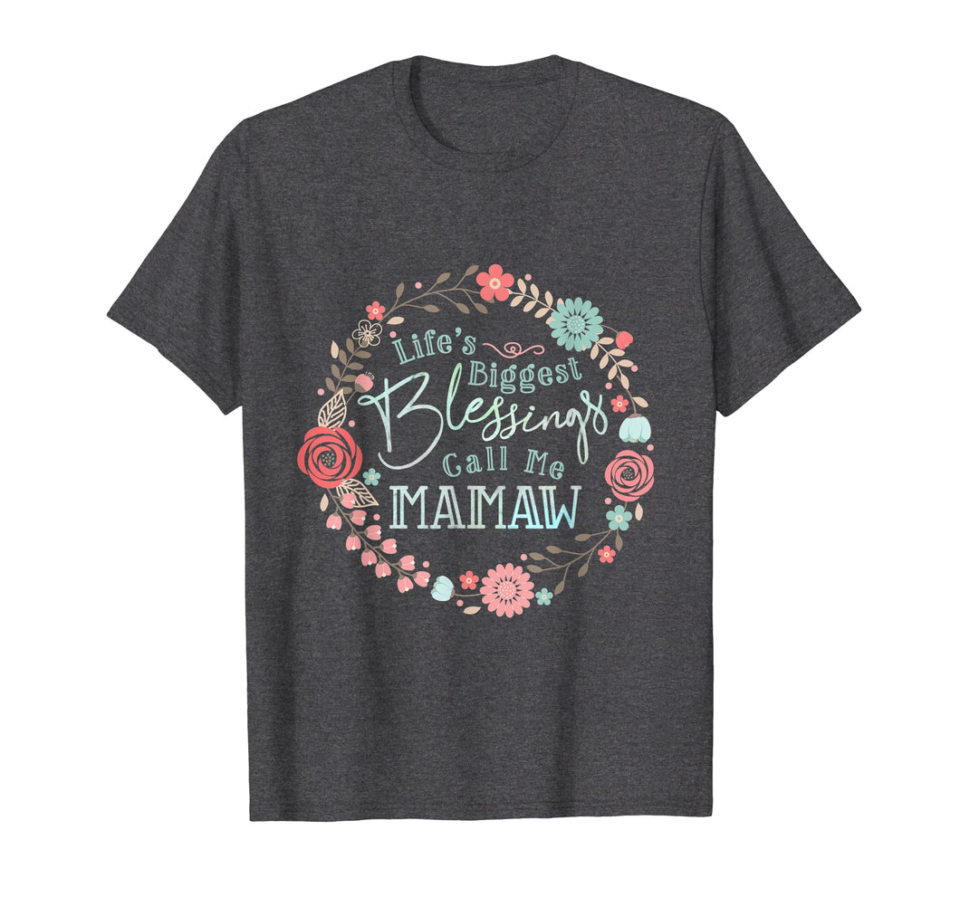 Mens Mamaw T-Shirt Cute Grandmother TShirt