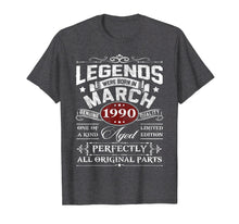 Load image into Gallery viewer, Funny shirts V-neck Tank top Hoodie sweatshirt usa uk au ca gifts for Legends Were Born in March 1990 Shirt - 29th Birthday Gift 414090
