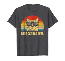 Load image into Gallery viewer, Vintage Best Cat Dad Ever T-Shirt Cat Daddy Father Gift Men 96797
