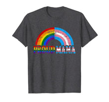 Load image into Gallery viewer, Vintage proud mama flag Rainbow LGBT Transgender pride month T-Shirt 121830
